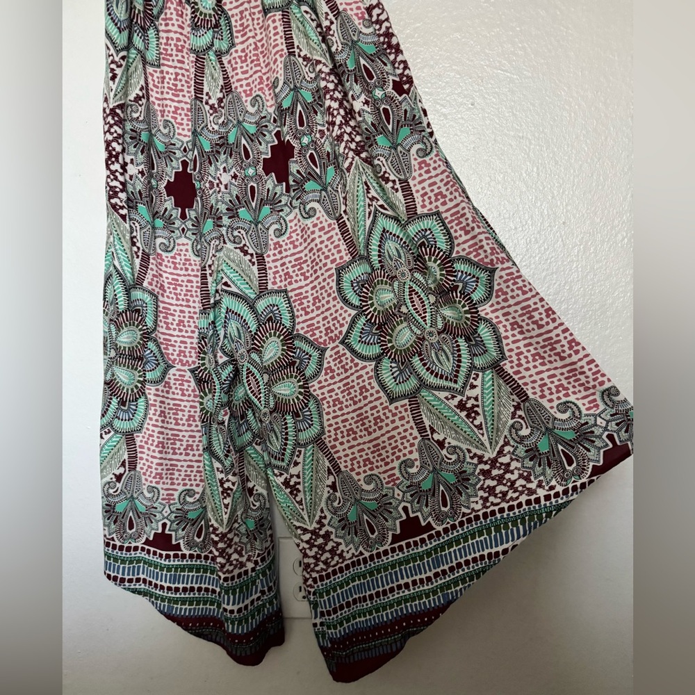 Boho Printed wide leg Jumpsuit / Playsuit w pockets by TYSA - Picture 9 of 9